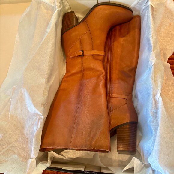 NIB NATURALIZER "KALINA" KNEE-HIGH BOOT "CIDER SPICE" BROWN 8 Wide - Picture 4 of 15